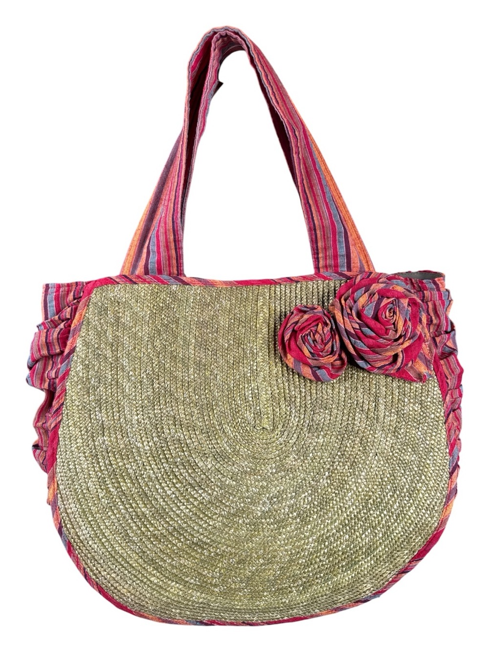 BUJI BAJA Woven Straw Tot Bag